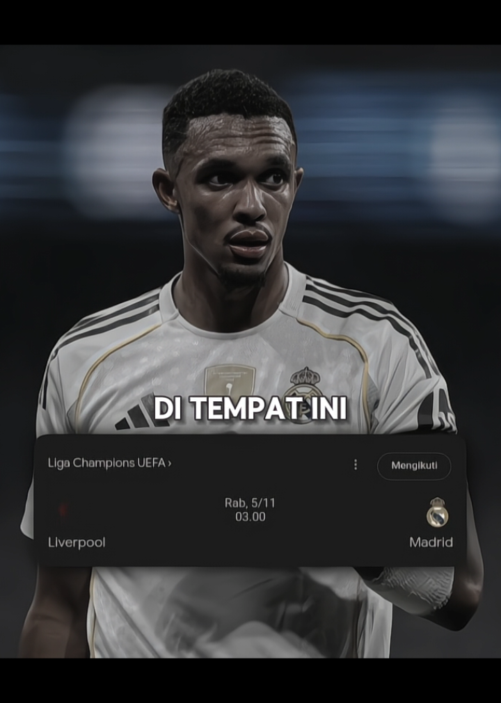 Trent : Kembali ku datangi anfield tapi ku dengan yang lai 😊🤧 #trentalexanderarnold #realmadrid #liverpool #footballtiktok #fyp 