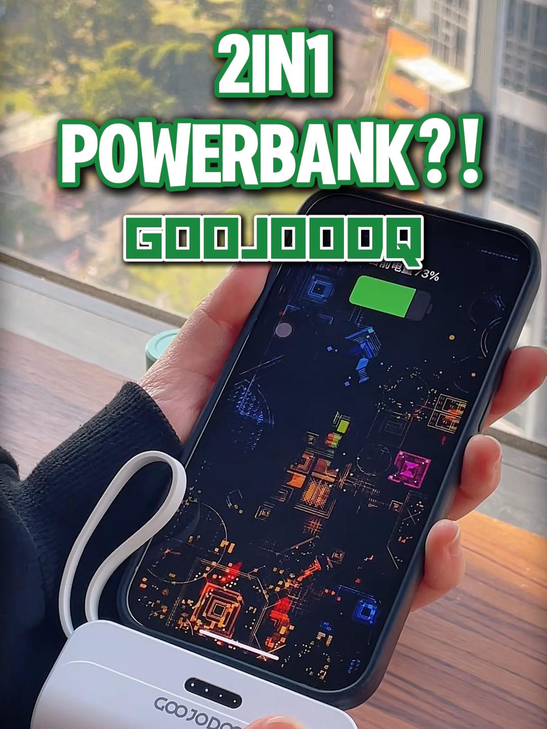 2in1 POWERBANK!!! Korang Grab Nowww!! #tiktokmalaysia #senangbawa #fyppppppppppppppppp #tiktokshopmalaysia #tekanbegkuning #grabnow #chooseyourfavorite #goojodoq #powerbank #2in1 #2in1powerbank #lightning #typec