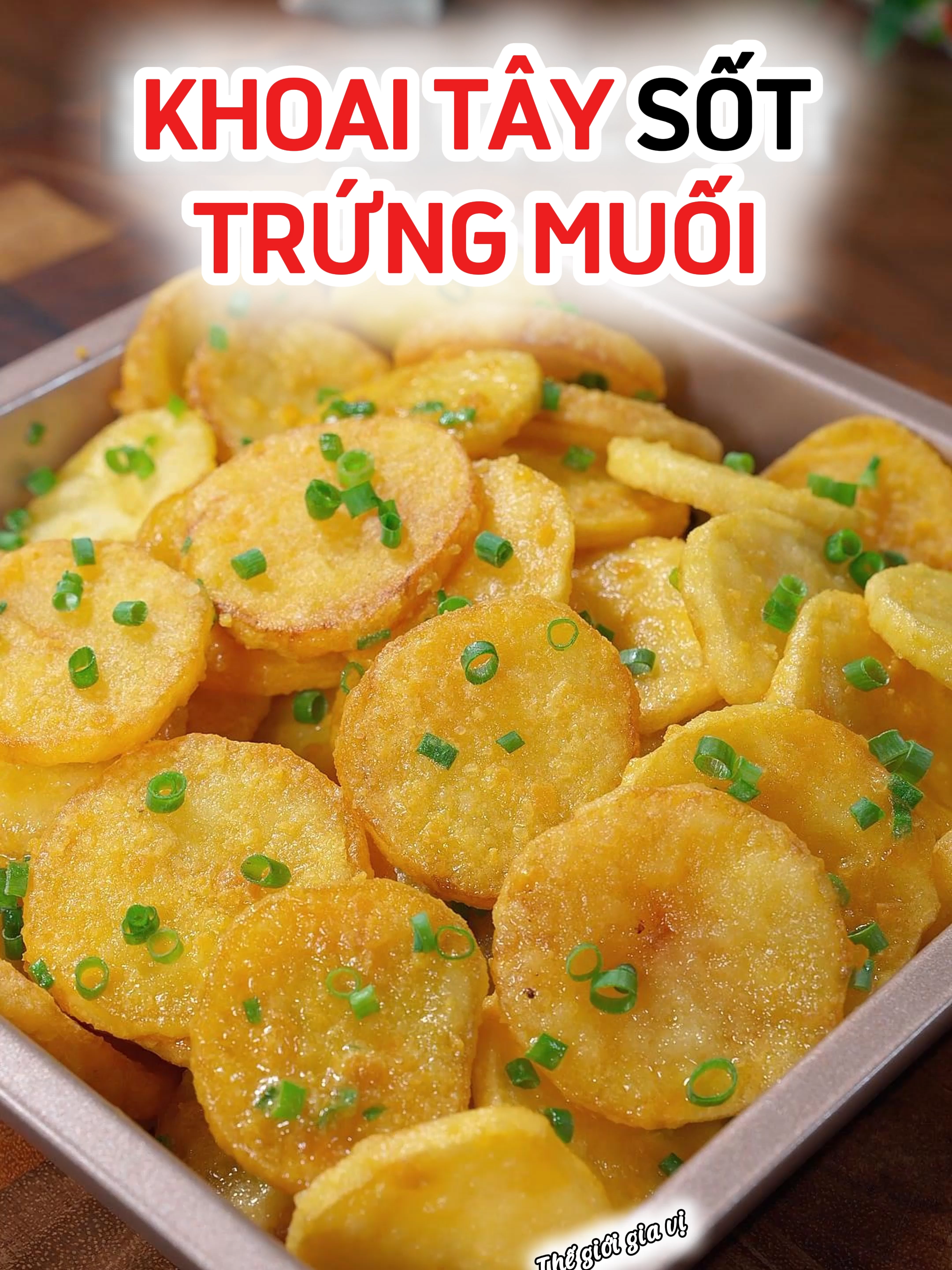 Món ngon mỗi ngày P1542 | Khoai tây sốt trứng muối #amthuc #monan #monngon #monngonmoingay #xuhuong #xuhuongtiktok #sotrungmuoi #giavi #thegioigiavi