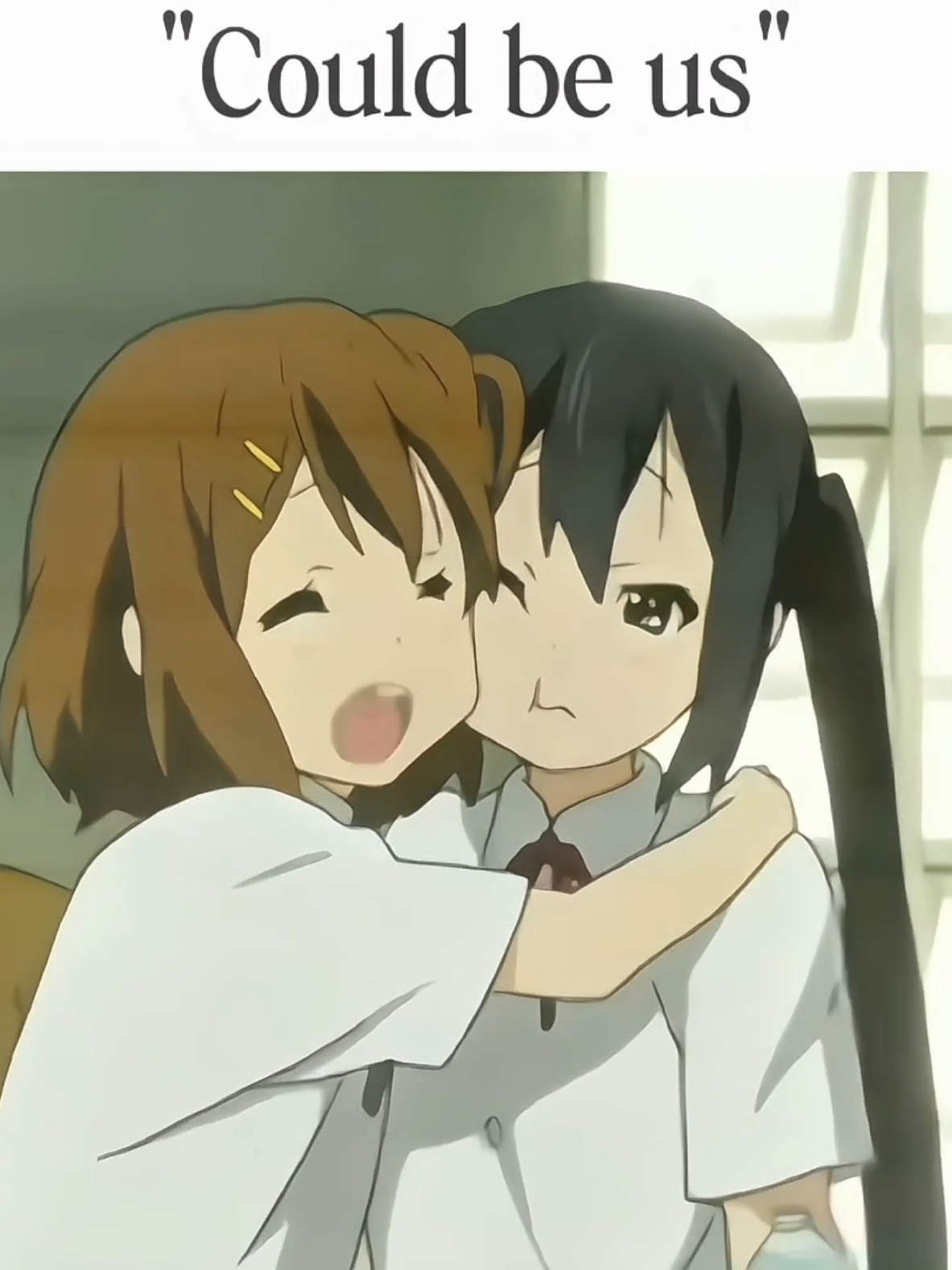 Could Be Us >_< . . . I don't know time 😆 | cr: | di: | . . . yui and azusa >_<  <3 . . #k_on #yui #azusa #Edit #us  #couldbeus #azusakon #yuikon 