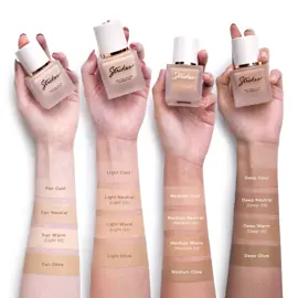 Sixteen seamless shades, swatched across every tone to help you #UnveilYourTrueMatch. 11.03.25 #SoftVeilFilterFoundation #StrokesCosmetics