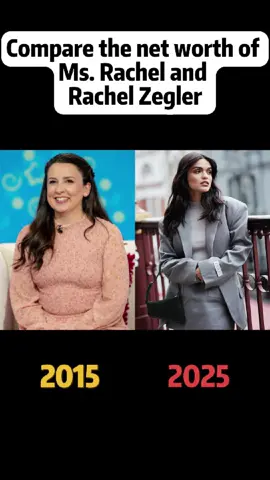 Compare the net worth of Ms. Rachel and Rachel Zegler#us #usa #foryou #msrachel #rachelzegler 