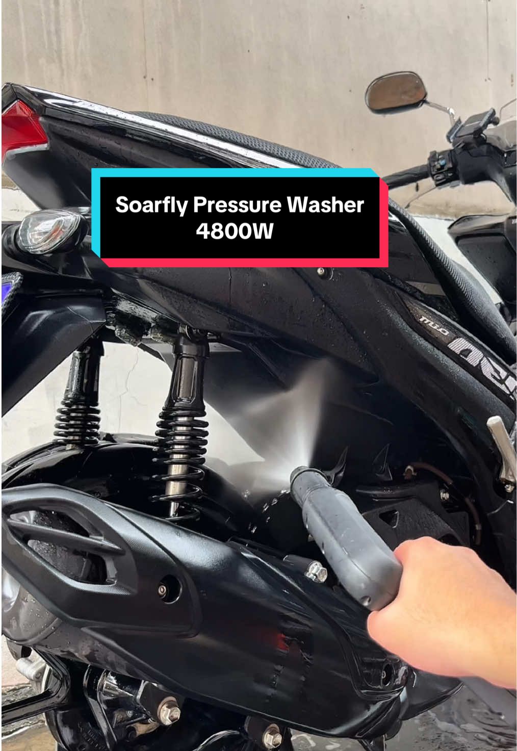 4800W Soarfly Pressure Washer | Basic nalang maglinis ng motor at sasakyan #pressurewasher #soarfly #pressurewashing #carwash #motorwash 