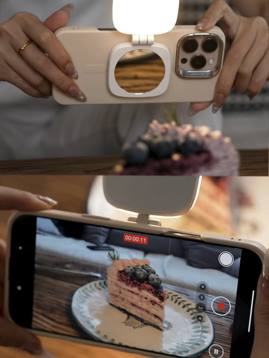 The best thing to have for taking better pictures. A foldable magnetic fill light that even comes with a mirror for selfies and also doubles as a phone stand! #photography #light #selfie #fillight #shooting #selfielight #ringlight #contentcreatortools #Vlog #phoneaccessories #magneticlight #contentcreator