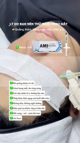 Bà nào mắt thâm nhất định phải thử xóa thâm bên tui 1 lần nha, rất nhiều dòng phù hợp với nhu cầu cũng mấy c đó ❤️❤️  #lamdepbaclieu #lynfiller #spacaosieu 