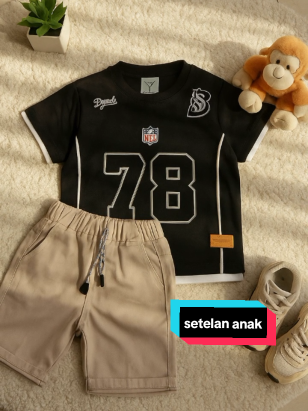 setelan anak❤️‍🔥 #setelananak #bajuanak #jerseyanak #celanaanak #fyp 