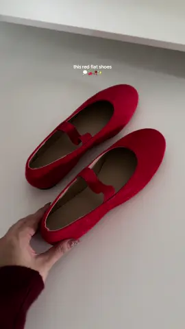 comfy red flat shoes reco ♥️✨ #flatshoes #redflatshoes #dollshoes #shoesforwomen 