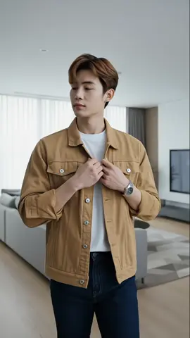 Áo Khoác Kaki Cúc Kim Loại - kiểu dáng trẻ trung-áo kaki nam #aokhoac #aokhoackaki 