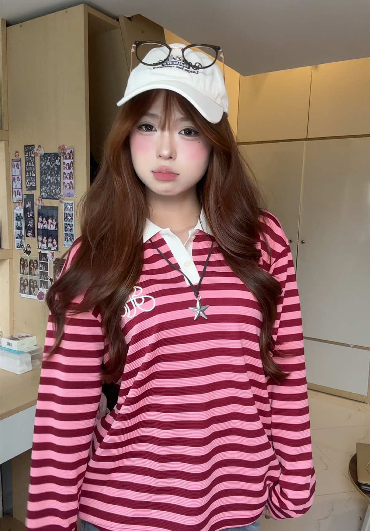 má hồng ngang màu áo😔 #abhouse #fyp 