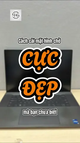 Cách cài đặt màn hình chờ cực đẹp mà bạn chưa biết  #laptopkysu #reelsviralシfb #laptopprecision #tip #trick