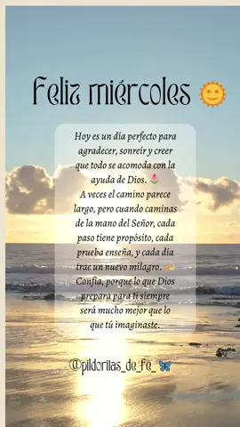 ✨Mensajes que motivan, inspiran y dan vida 💛 🌈 Cómo te sentiste con esta palabra?  ♥️ Crees que esta palabra tocó tu corazón? 📩 Etiqueta a alguien que la necesite.  🙏🏻 Deja tu amén en los comentarios.  Sígueme, comparte y junt@s sembremos fe, amor y alegria en los corazones ♥️  Con todo mi cariño @pildoritas_de_fe_ 🦋 #pildoritasdefe  #fyp  #reflexióndiaria  #reflexioncondios  #Esperanza    