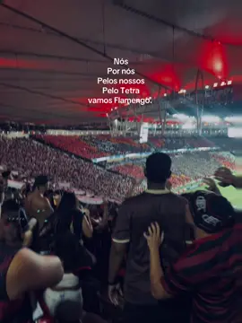 pelo TETRA ❤️🖤 #flamengo #libertadores #fyp #racing 