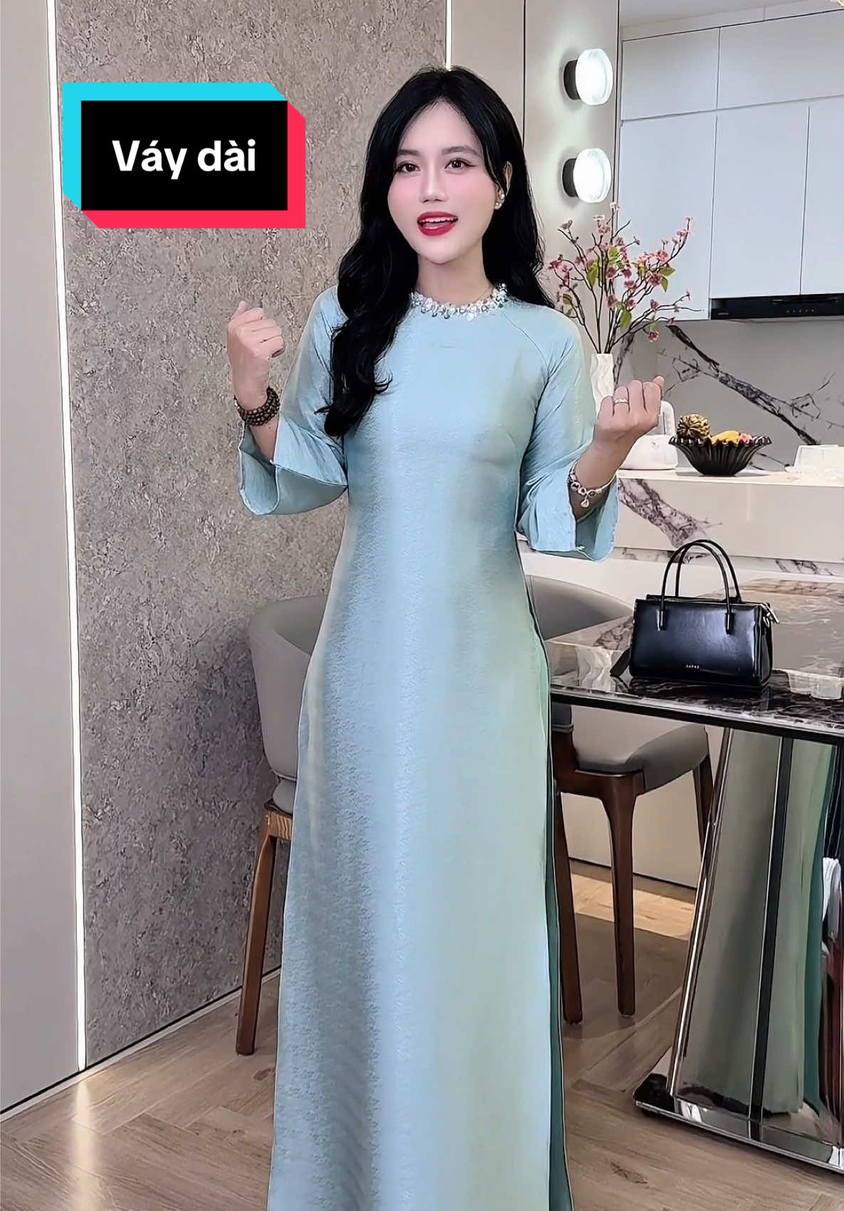 Váy dài xinh #vaydainu #vayxinh #myoutfit #fypシ゚ #viral 