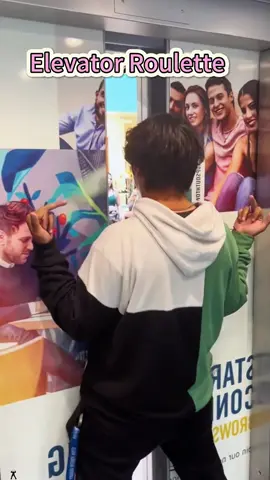Elevator roulette gone wrong 💥 #TrendingChallenge #fyp #foryou #funny #EpicFail