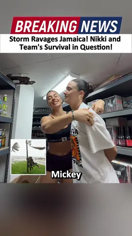 Storm Ravages Jamaica! Nikki and Team's Survival in Question! #hurricanemelissa #nikki #jamaica#celebritynews #hurricaneseason 