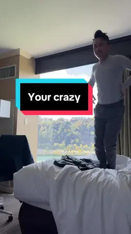 You’re crazy. #friends #crazy #hotel #pittsburgh #cheesy 