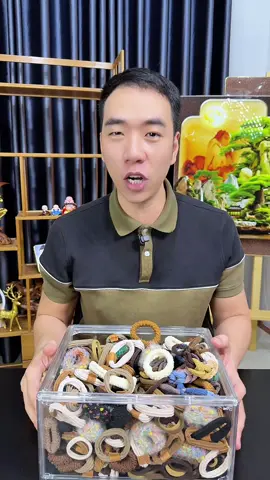 Combo chun buộc tóc 136 chiếc siêu co giãn