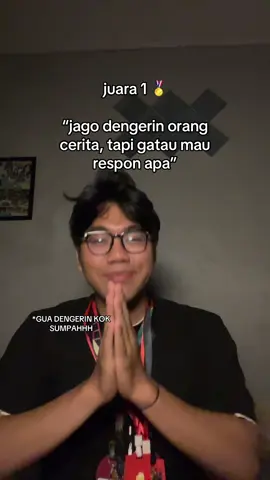 maaff tapii gua dengerin koo
