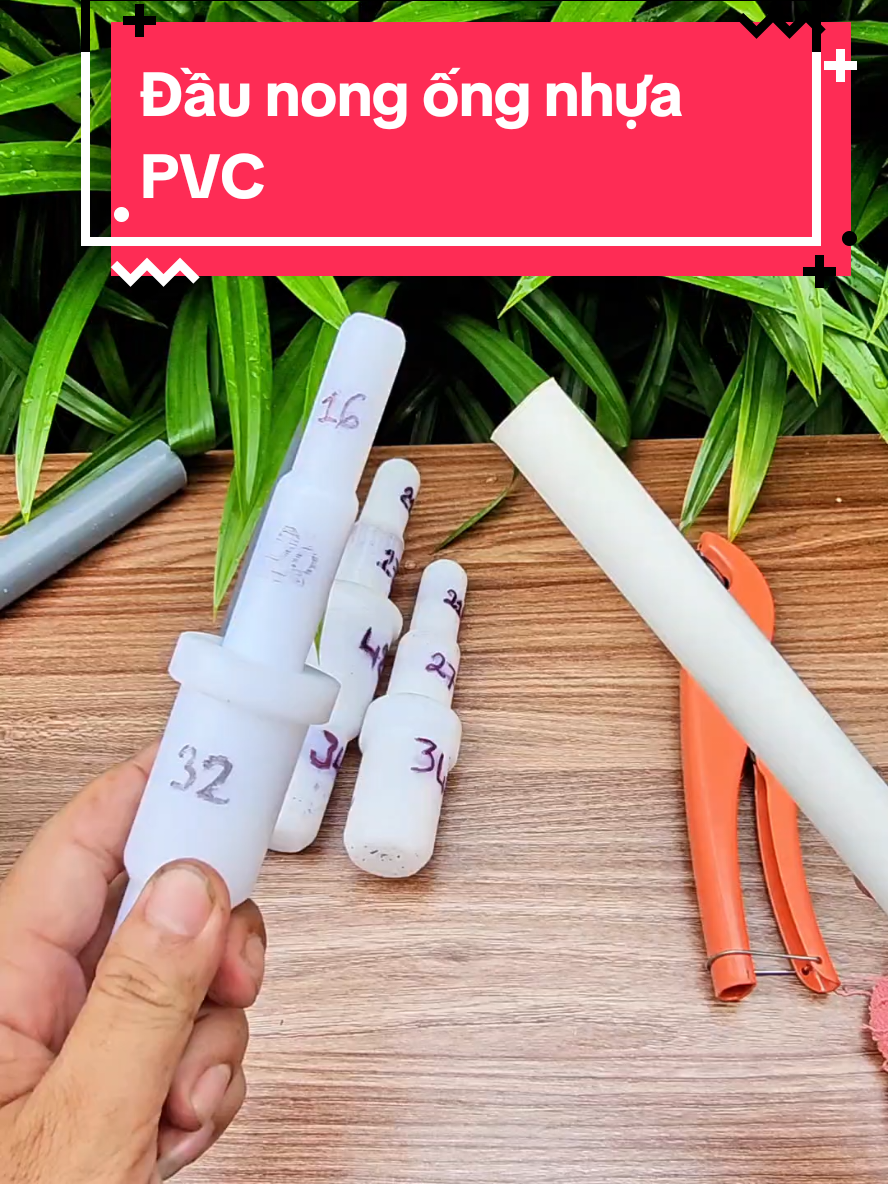 Đầu nong ống nhựa PVC đa kích thước.  #daunongongnuoc #daunongongnuoc4in1 #nongong #nongong4in1 