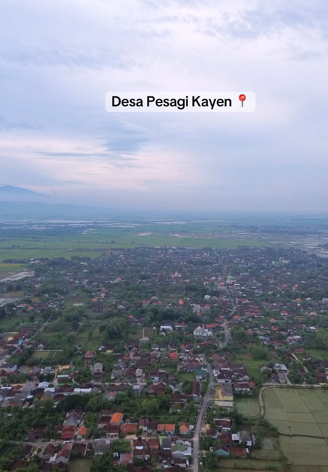 Desa Pesagi Kayen Pati 📍 Tampak gunung muria masih malu