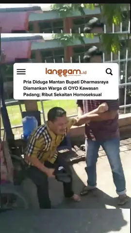 Heboh video seorang pria yang diduga mantan Bupati Dharmasraya periode 2010-2015, berinisial AG, diamankan sejumlah warga di Kota Padang, Sumatera Barat (Sumbar). AG diamankan karena kabur usai ribut dengan seorang pria yang disebut-sebut warga pasangan homoseksualitasnya. Baca berita selengkapnya di langgam.id #langgam #referensiurangawak 