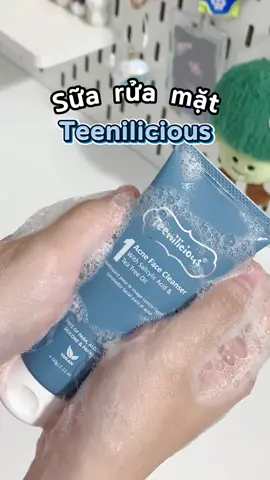 Sửa rửa mặt lành tính cho mấy bà da nhạy cảm đây #teenilicious #teeniliciousacnefacecleanser #suaruamattrimun #muntuoidaythi #myphamthuanchay
