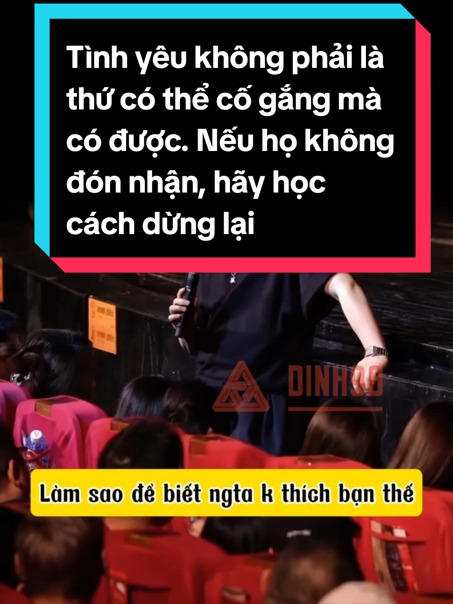Tình yêu không phải là thứ có thể cố gắng mà có được. Nếu họ không đón nhận, hãy học cách dừng lại. #tìnhyêu #tinhyeu #tinhcam #tìnhcảm #vinh98 