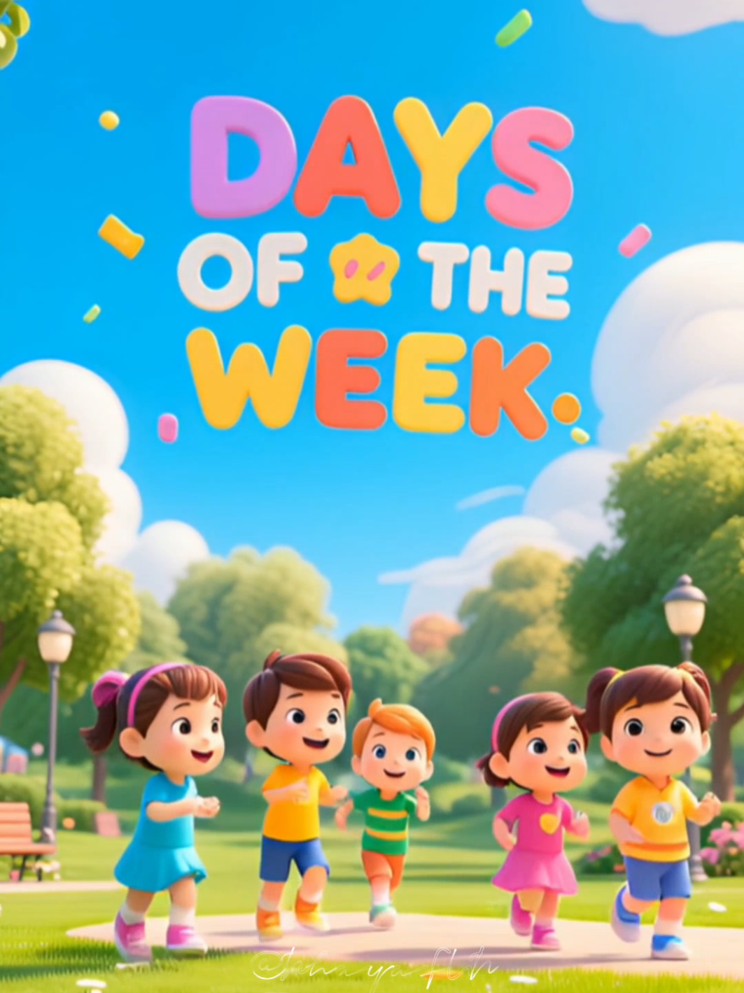 Days of the week song  #toddlersoftiktok #baby #nurseryrhyme #kidsoftiktok #fyp 