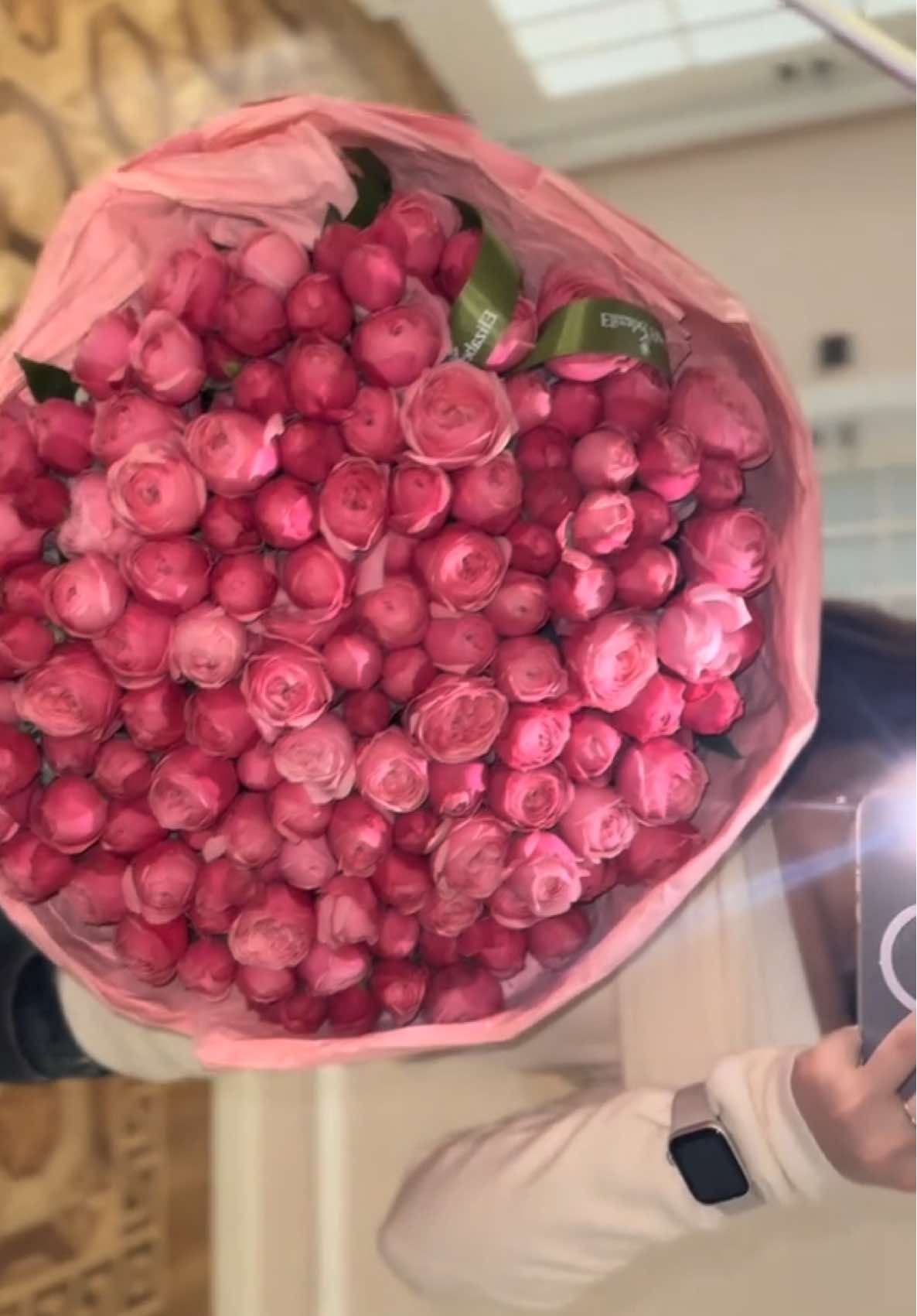 💕 #flowers #bouquet #pinterest #pink #fyp 