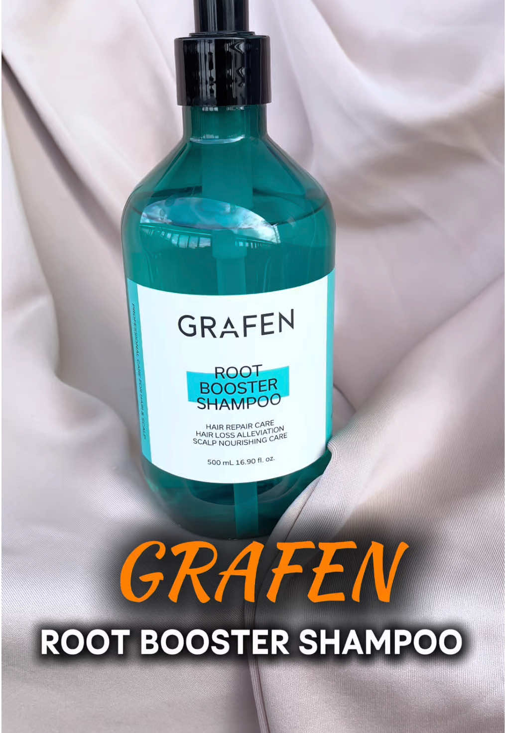 Struggling with hair fall? 😣 The Grafen Root Booster Special Edition Shampoo (500ml) is designed to help you grow stronger, thicker hair — naturally 💚 This lightweight water-type shampoo has a balanced pH of 5.86 to care for both hair and scalp. Formulated with 22 amino acids, 2 nourishing oils, and 6 natural surfactants — it gently removes dandruff and impurities while promoting healthy roots. ✅ Helps prevent hair loss ✅ Strengthens hair from root to tip ✅ Gentle, non-sticky, and scalp-friendly Developed from real user feedback and CGMP-certified for quality you can trust 💫 Perfect for anyone looking for a natural anti-hair loss shampoo that works! #grafenshampoo  #hairloss  #hairfall  #hairgrowth  #dandruff
