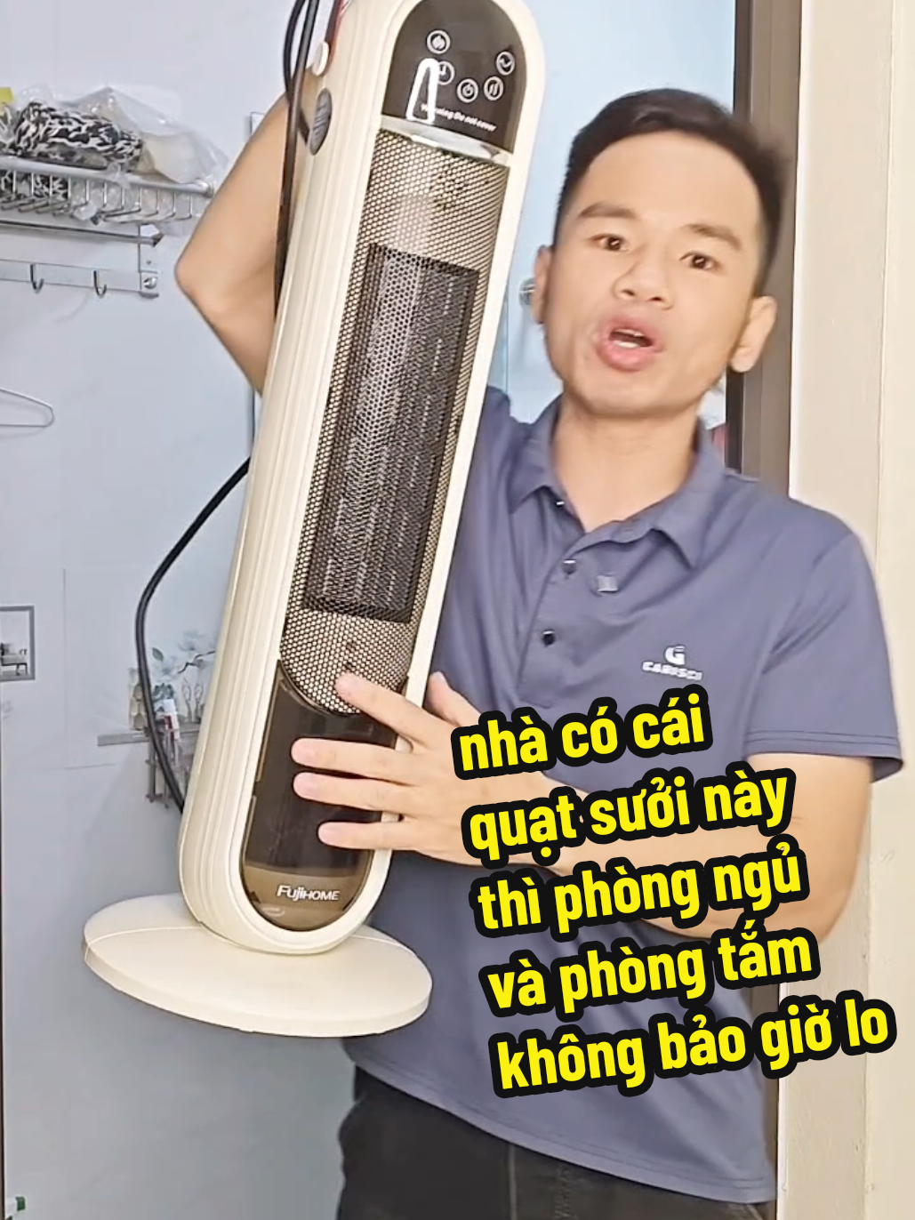 quạt sưởi gốm,động cơ khoẻ bền,toả nhiệt nhanh,hơi âm toả rộng ra căn phòng,giúp làm ấm căn phòng nhanh trong vài phút,quạt với bảo hành dài và chi phí hợp lý dễ mua,cace anh chị để ý mua sớm nhé#quatsuoi #maysuoi #fujihome #quatsuoigom 