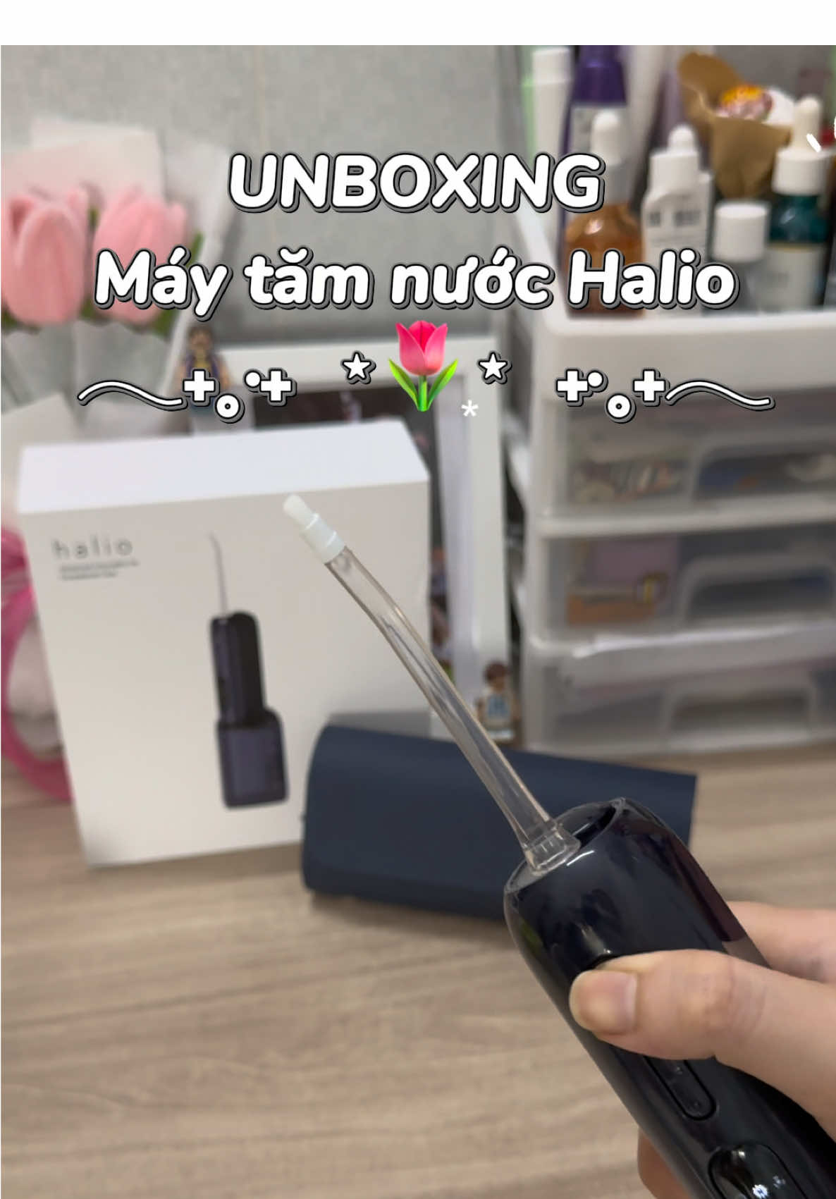 Tăm nước Halio chính hãng cho mấy bà niềng răng nha✨ #halio #lixibox #tamnuoc #niengrang #viraltiktok