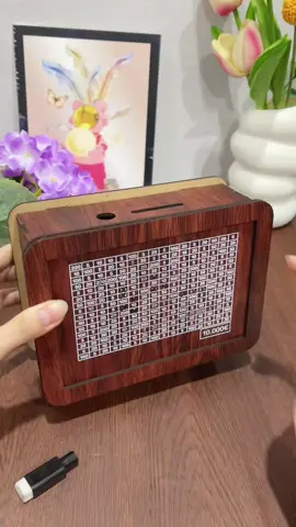 Hộp gỗ tiết kiệm không hề áp lực tí nào mà thú vị nữa #hopgotietkiem #tietkiem #hopgotietkiemtien #tietkiemtien #thanhhoai22003 #xuhuong 