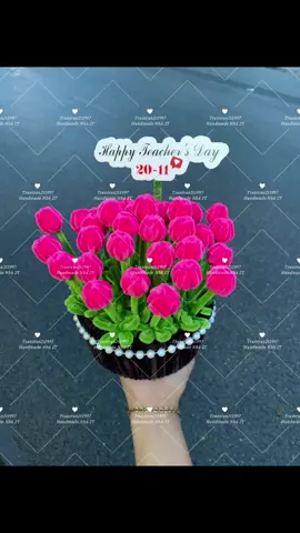 Thêm màu hoa tulip ạ. Nghe nói mẫu tulip mini đang hot lắm ạ🥰🥰🥰#xuhuong #tiktokviral #tulipkemnhung #ngàynhàgiáoviệtnam20_11 #kẽmnhung 