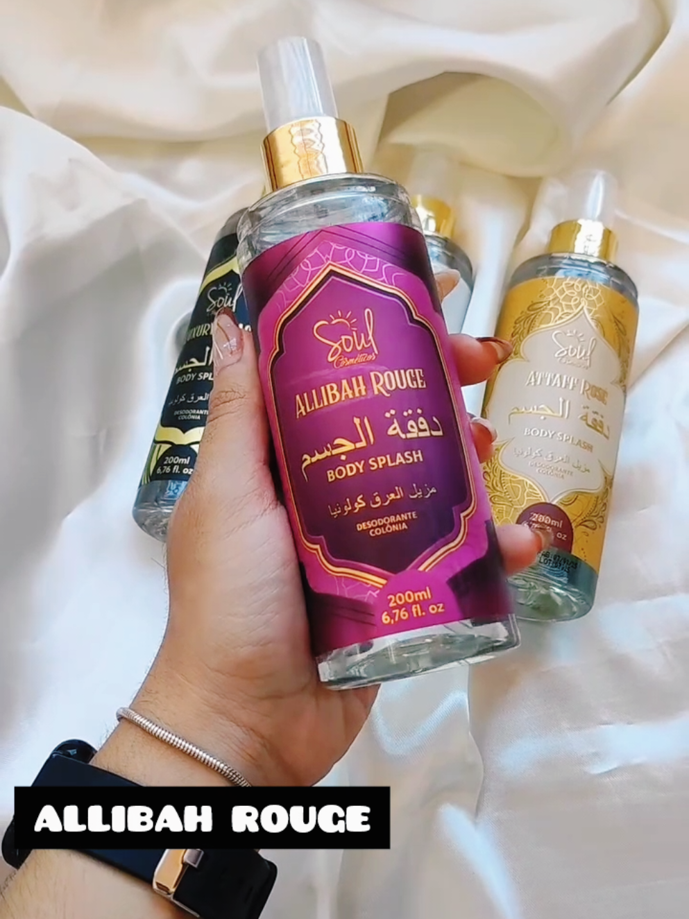 Um mais cheiroso que o outro 🤌🏻😍 #bodysplash #soul #perfume #bodysplasharabe 