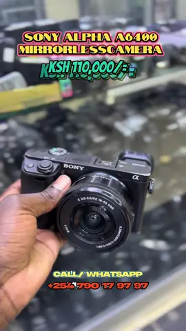 Sony A6400 MirrorlessCamera  On sale !! Ksh 110,000/= #sonycamera #mirrolesscameras #camera #proffesional #accessories 