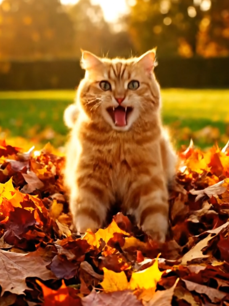 🐈🍂 #cat #ai 