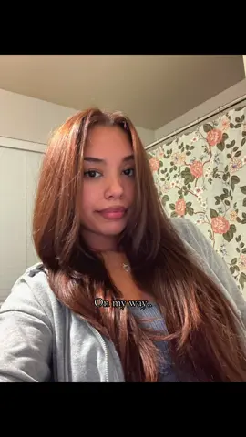 But first, bathroom selfie before I go🦋 #fall #life #october #redhair #fyp 