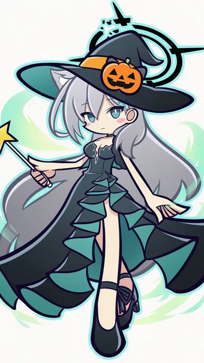 Halloween dress in blue archive 🤩🤩  #masukberanda #fyp #moots #bluearchive #halloweencostume 