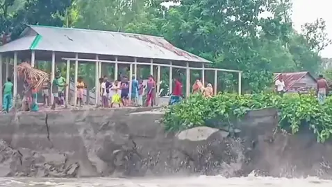 সবকিছু শেষ করে দিচ্ছি এই যমুনা নদী 😭আল্লাহ আপনি আমাদেরকে নদী ভাঙ্গন থেকে রক্ষা করুন 🙏