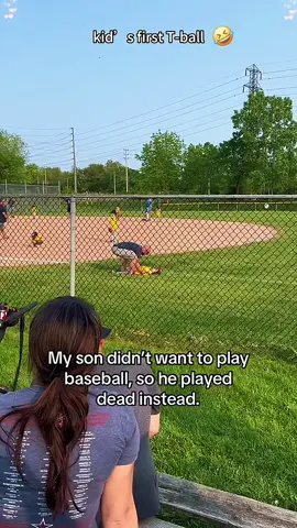 When T-ball turns into a comedy show 🤣⚾ #Tball #FunnyKids #BaseballLife  #SportsFail #CuteKids#FYP #usa 