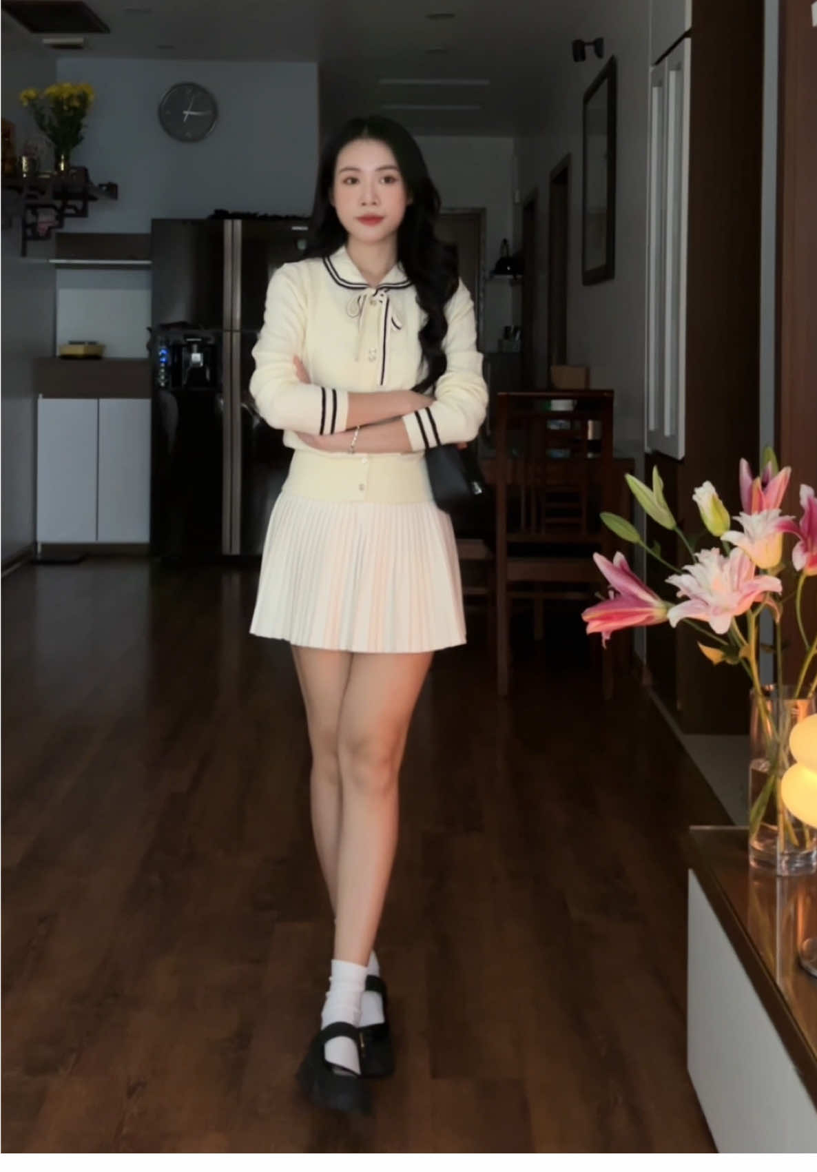 Áo Cardigan cổ sen kèm dây nơ tự buộc này đúng là quá hợp mùa thu đông rùi chị em ạ #aocardigan #aocadigannu #aocardiganlen #aocardigannuxinh #deliz 