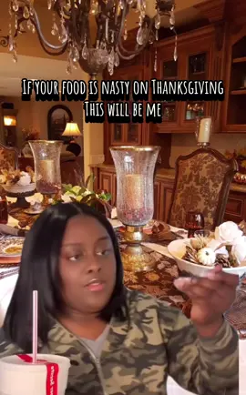 And let it be known! Cause I’m not cutting no slack. Get them recipes together NOW! 🤣🤣🤣 @Aerianna Hubbard #thanksgiving #fyp #funny #nastyfood #eeeyuck 