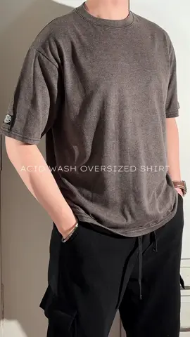 Inspi Acid Wash Oversized Shirt for Men #acidwash #acidwashshirt #oversizedshirt #shirtformen 