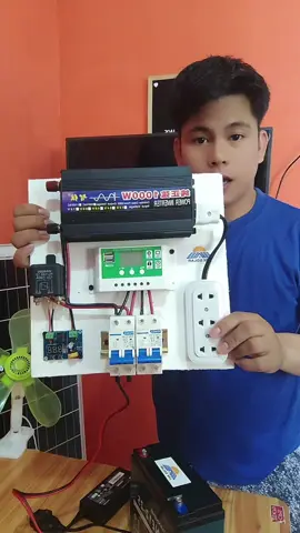 Mini solar set up napaka Ganda  #solarsetup #solar #DIY #inverter #minisolarsetup 