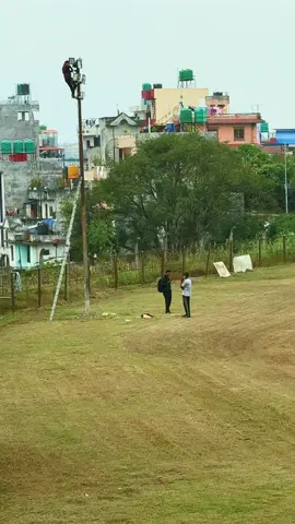 Flood Lights installation at Mulpani Cricket Ground, Mulpani Kathmandu #deshnepal 