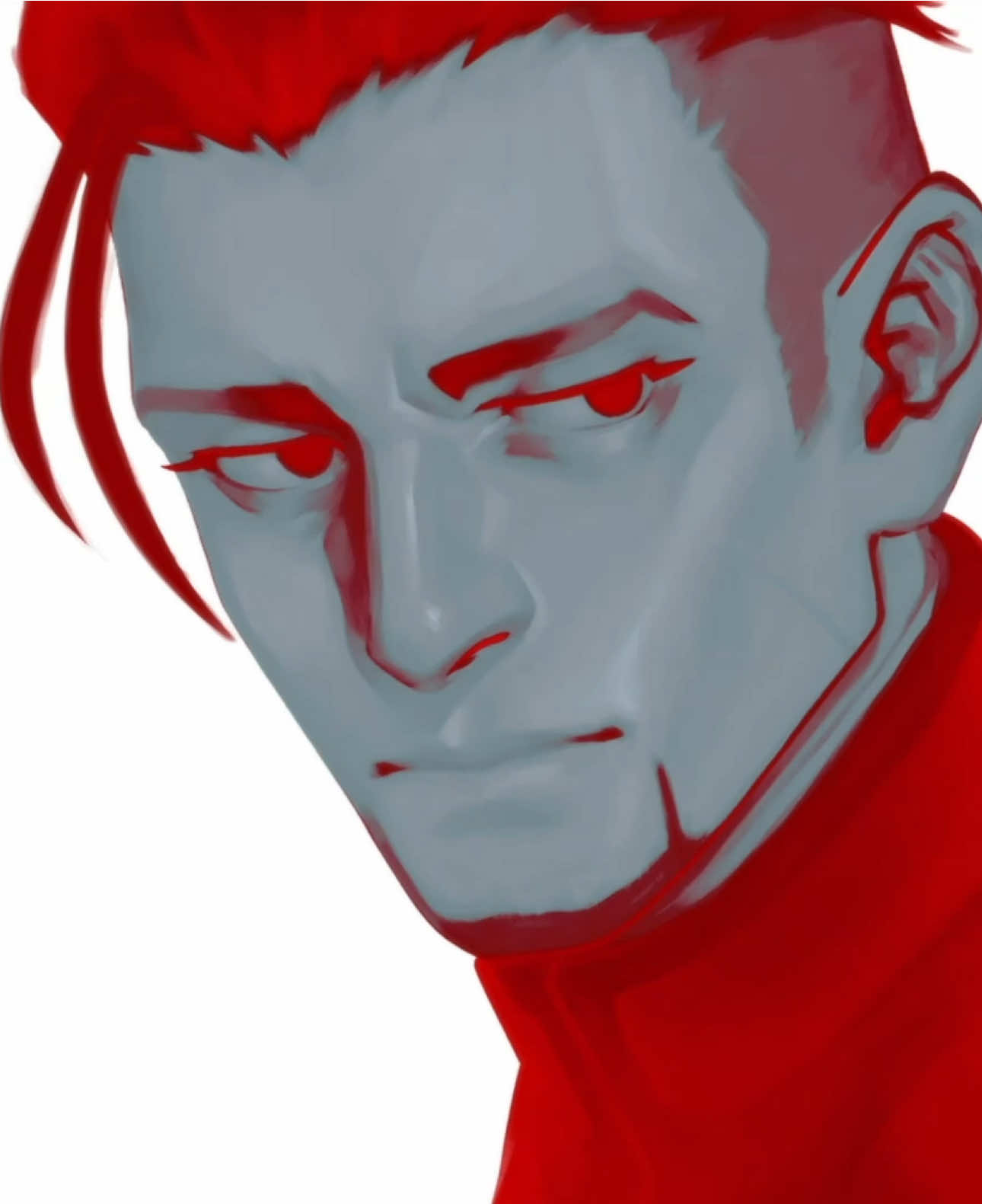 I’m finally done with this project 🫠 It took forever to make, I almost dropped it a few times in the process. Painted in PS, animated in Spine2D and AE. #animation2d #goldenkamuy 