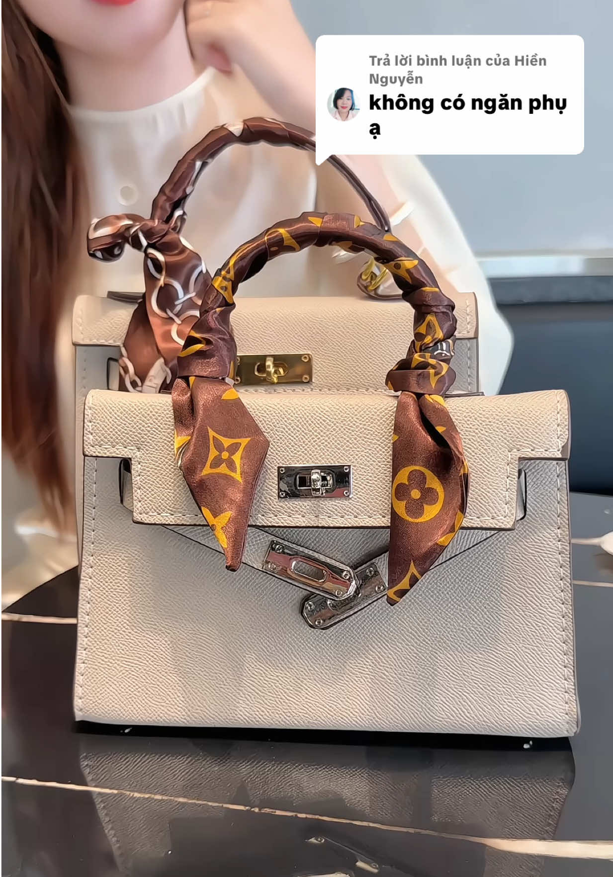 Trả lời @Hiền Nguyễn túi xách đi tiệc sang chảnh. Size 19, size 21 #memonbo #tuixachquangchau #tuihm #tuideocheo #tuixach 