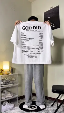 Who did? god did!#shirtrecommendation#outfitideas#outfitinspo#fyp#comfyoutfits@God Did 