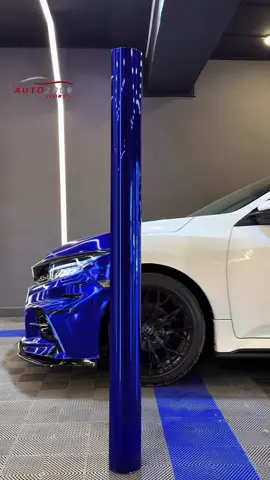 Civic X Air Suspension And Mirror Stretching King Blue 💙 PPF Installed.  #auto2000sports 